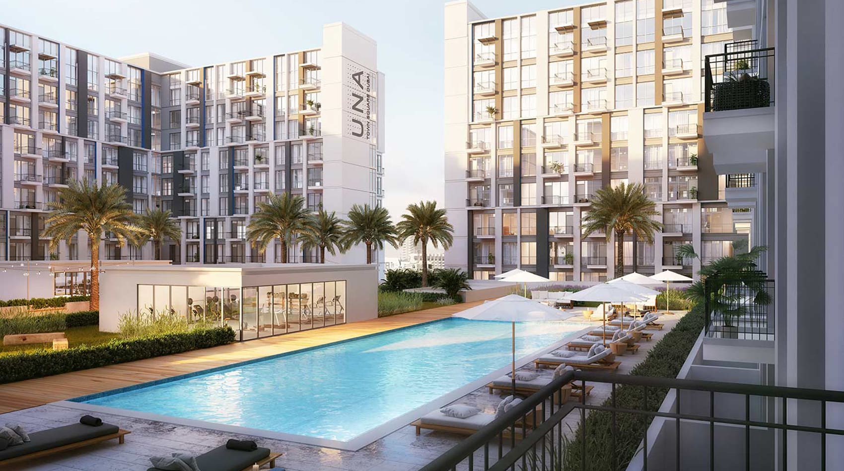 UNA Apartments at Town Square, Dubai - NSHAMA