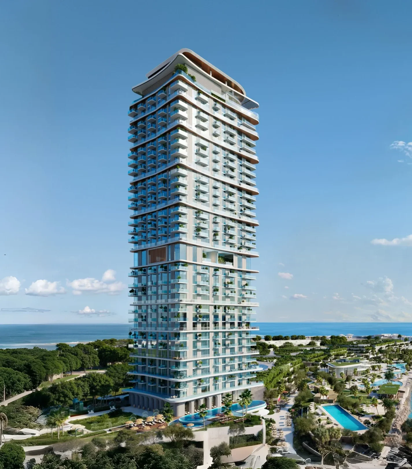 Sensia by Beyond at Dubai Maritime City - Noble Horizon Real Estate - Full Building-min (1)