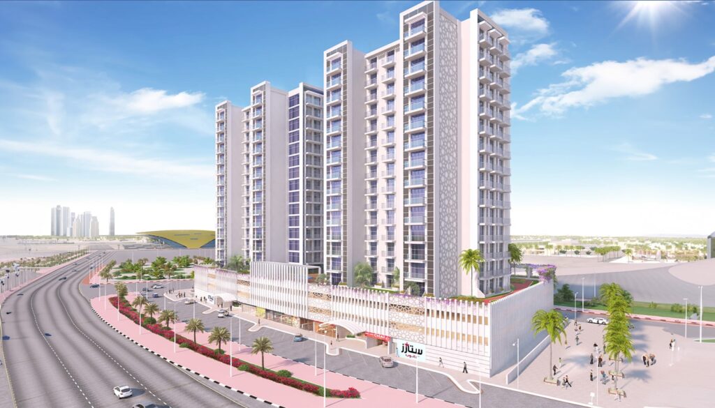 sparklz by danube at al furjan, dubai - noble horizon real estate - full building