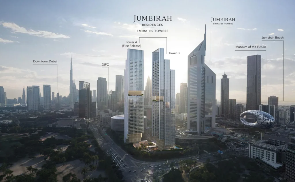 jumeirah residences emirates towers location jumeirah residences emirates towers location