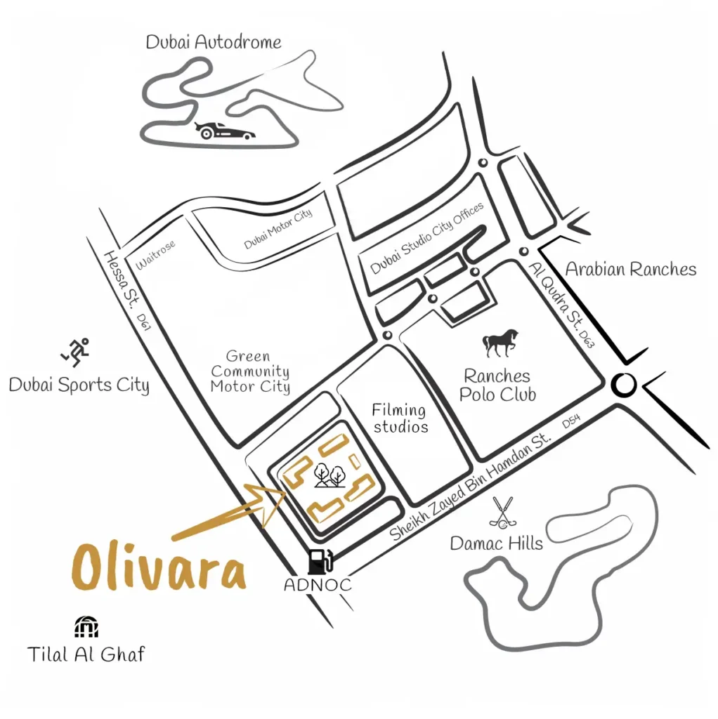 Olivara Residences Location