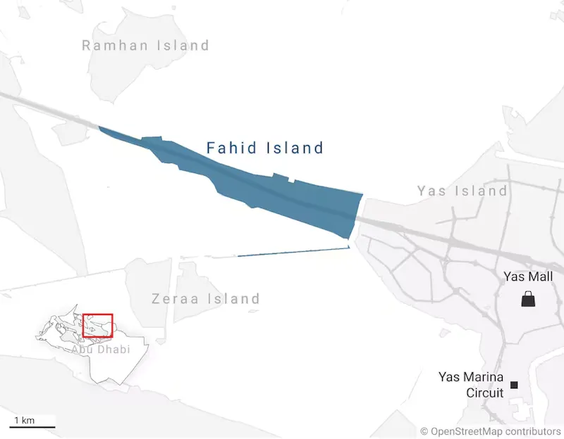 aldar announces 10.9 billion fahid island abu dhabis newest waterfront masterpiece map aldar fahid island: abu dhabi’s newest waterfront masterpiece map