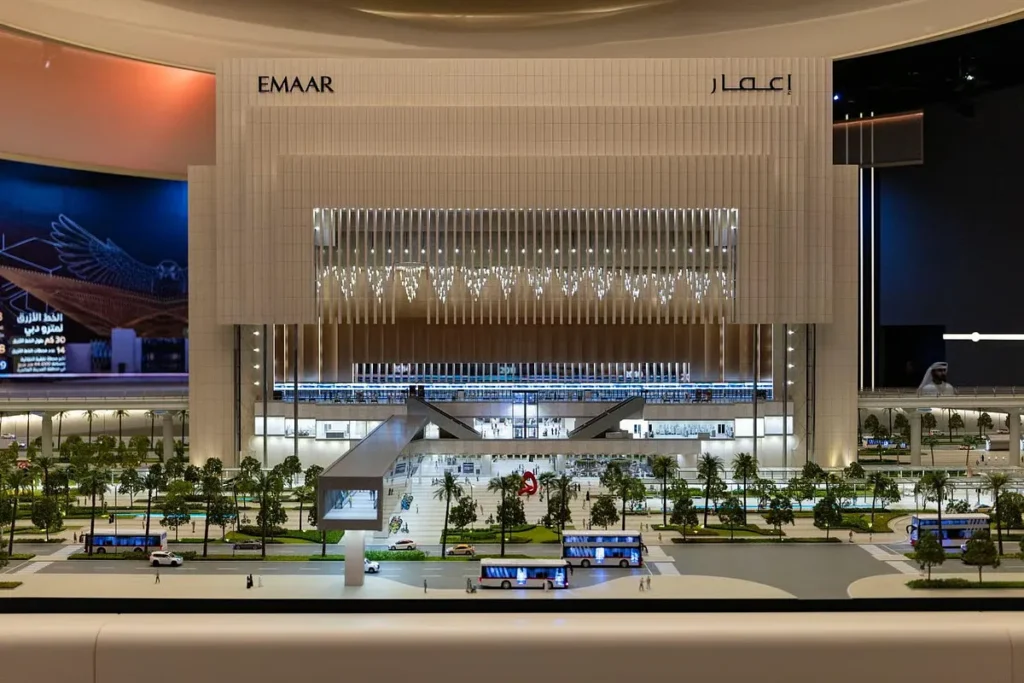 dubai blue line metro design architectural excellence combined with passenger comfort