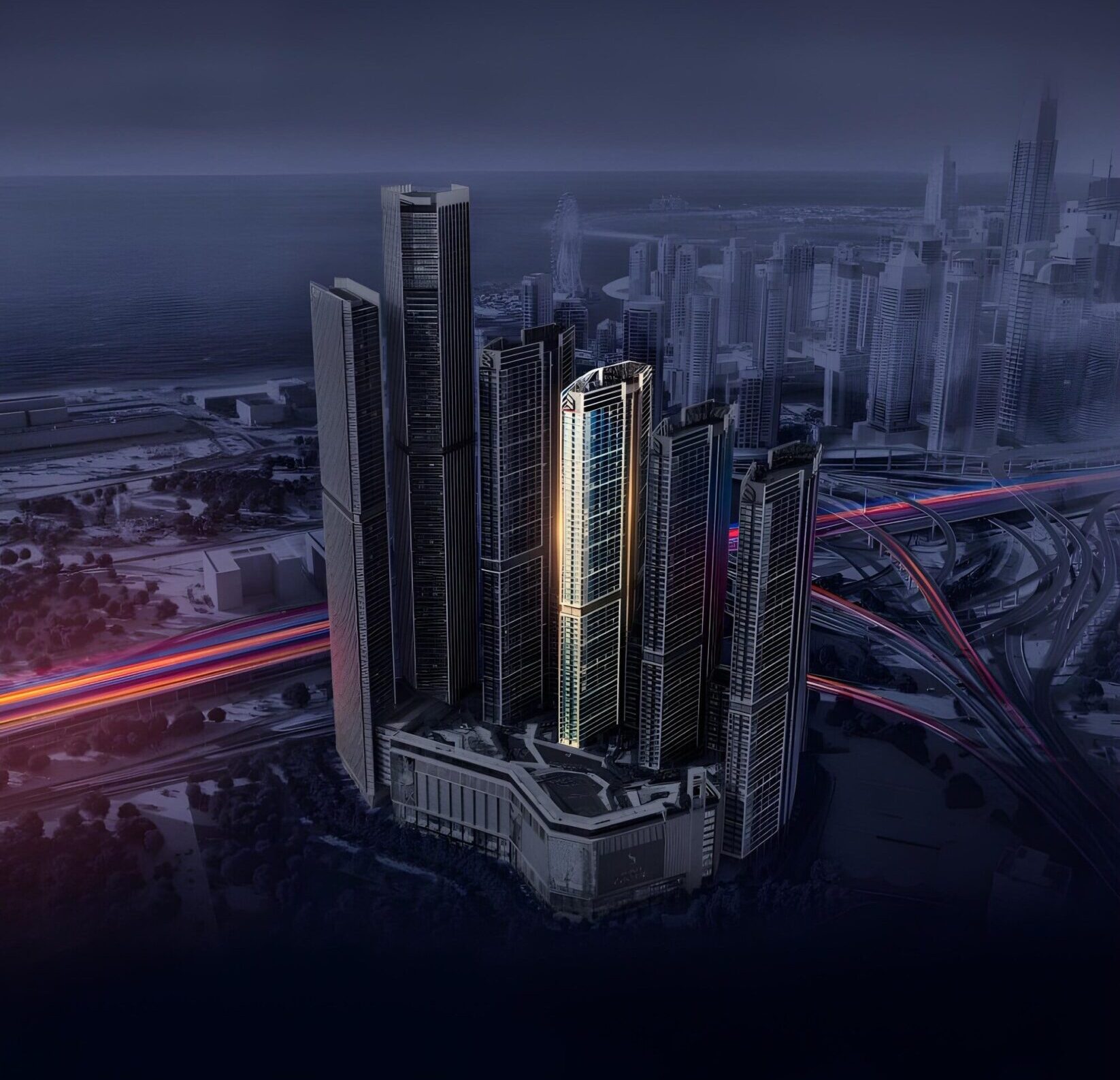 The Eden at Sobha Central by Sobha Realty - Noble Horizon Real Estate - Full Building-min
