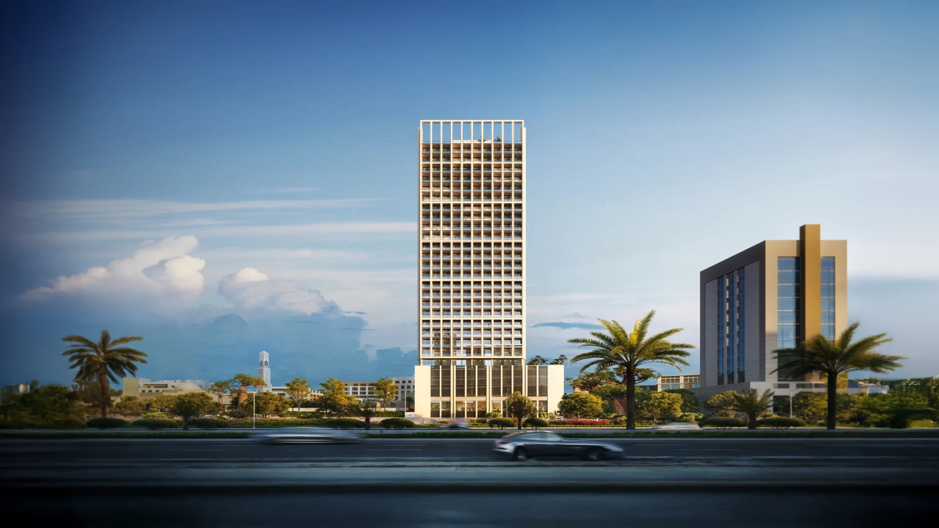 Full Building Binghatti Moonlight at Al Jaddaf by Binghatti Developers