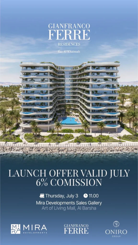 gianfranco ferre residences by mira developments within ras al khaimah new launch 2 gianfranco ferre residences by mira developments within ras al khaimah new launch 2